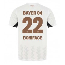 Bayer Leverkusen Victor Boniface #22 Bortatröja 2024-25 Korta ärmar